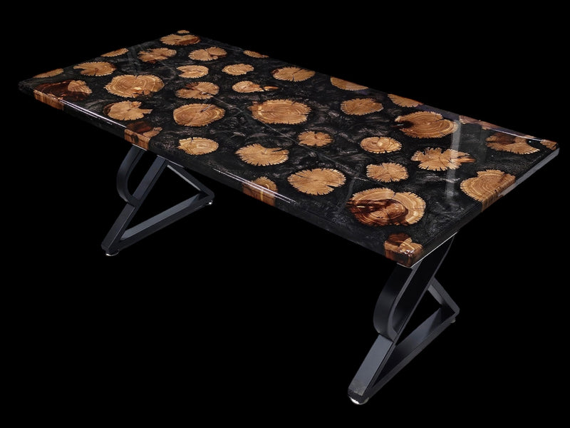 Custom Wood & Epoxy Coffee Table